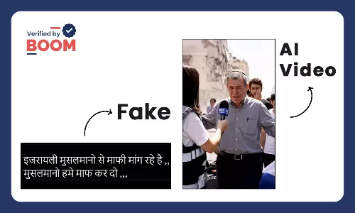 AI-generated video shared as Israelis apologising to Iran