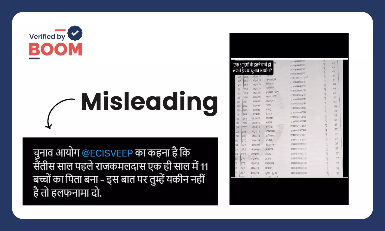 a father of 48 children voter list