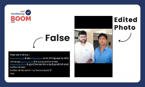 photo of attacker on Delhi CM Rekha Gupta with AAP MLA