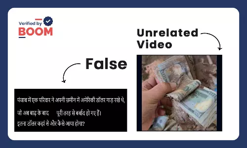 US dollars found in floodwater in Punjab US dollars found in floodwater in Punjab