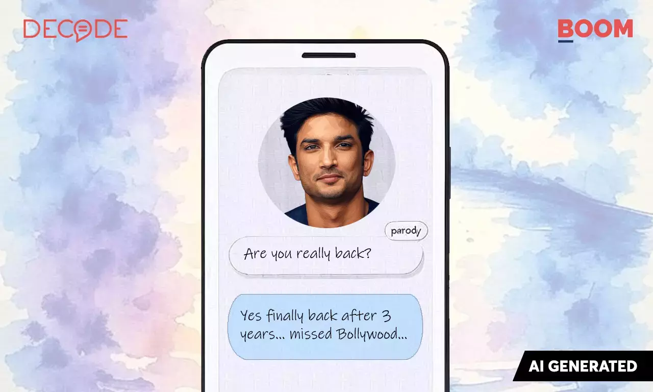 AI chatbot of Sushant Singh Rajput AI chatbot of Sushant Singh Rajput