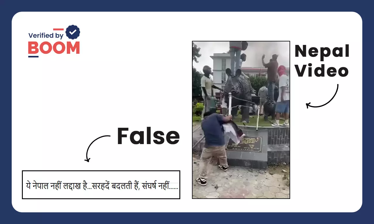 nepal protest video viral as ladakh