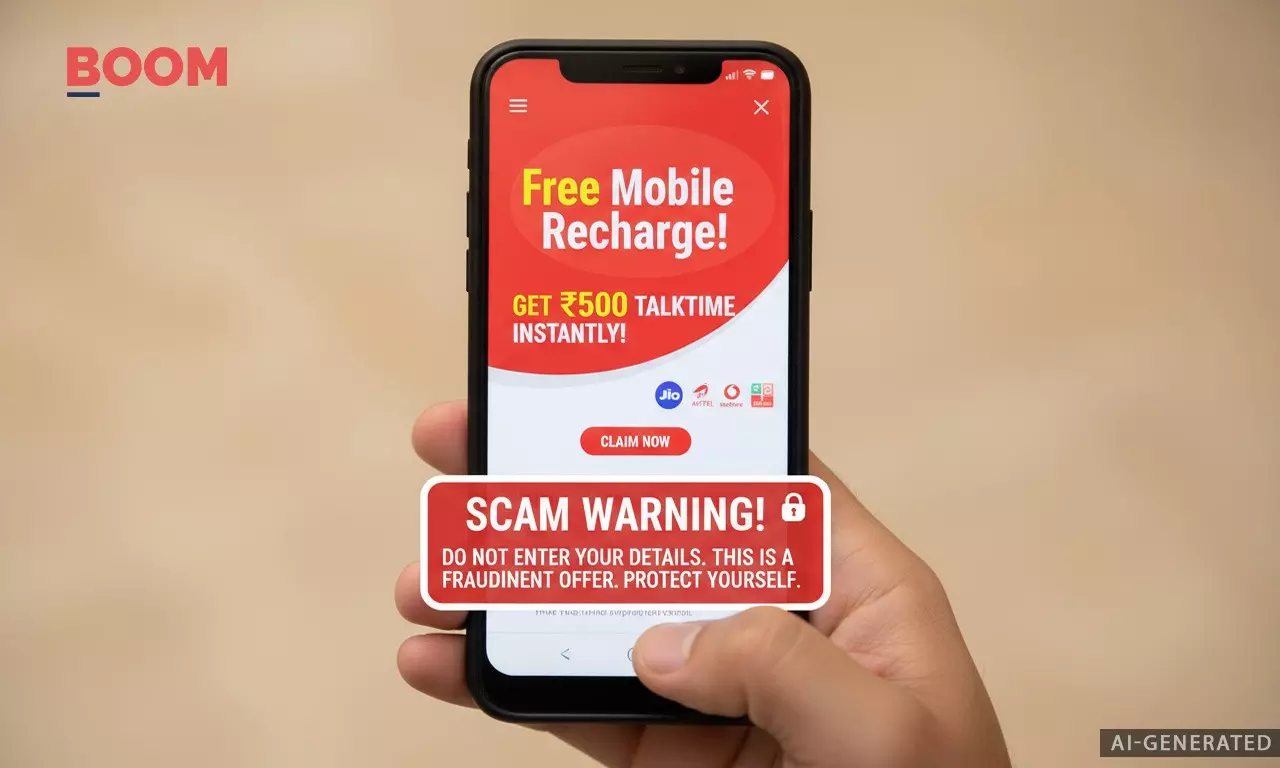 free mobile recharge scams on special occasions