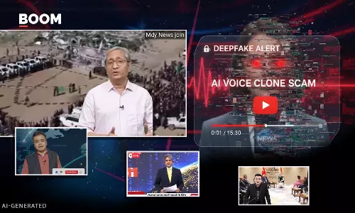 Deepfake videos on YouTube with voice clones of news anchors are not only spreading misinformation but also misleading the public besides making money illegally.