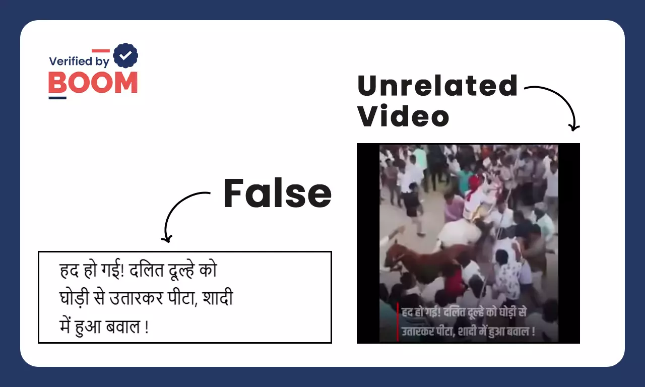 Video of horse race in Andhra Pradesh goes viral with claim of Dalit groom being dismounted from horse