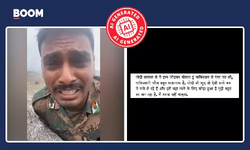 Indian soldiers calling Pakistani army dangerous