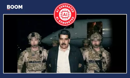 AI-generated photo of Nicolas Maduro’s arrest AI-generated photo of Nicolas Maduro’s arrest