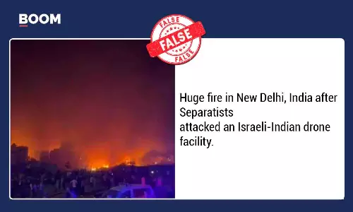 Fire breaks out at Uttam Nagar fish market in Delhi