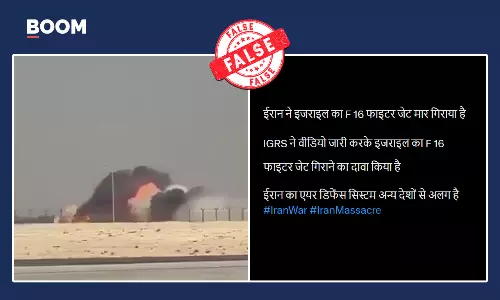 Tejas crash during the Dubai Airshow is being falsely linked to the Iran-Israel war.