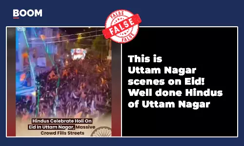 Video from Raichur falsely shared as Uttam Nagar, Delhi