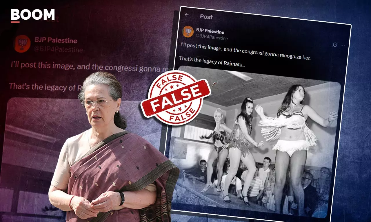 AI-edited image falsely claims Sonia Gandhi was a dancer