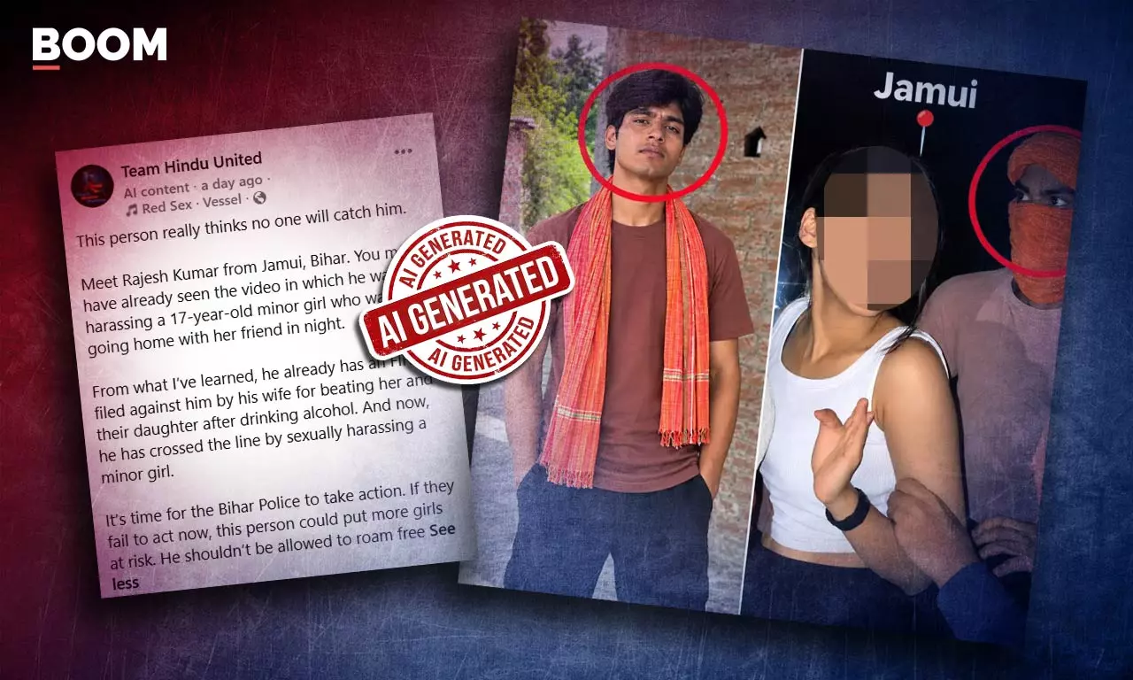 AI-generated photo of Jamui accused AI-generated photo of Jamui accused