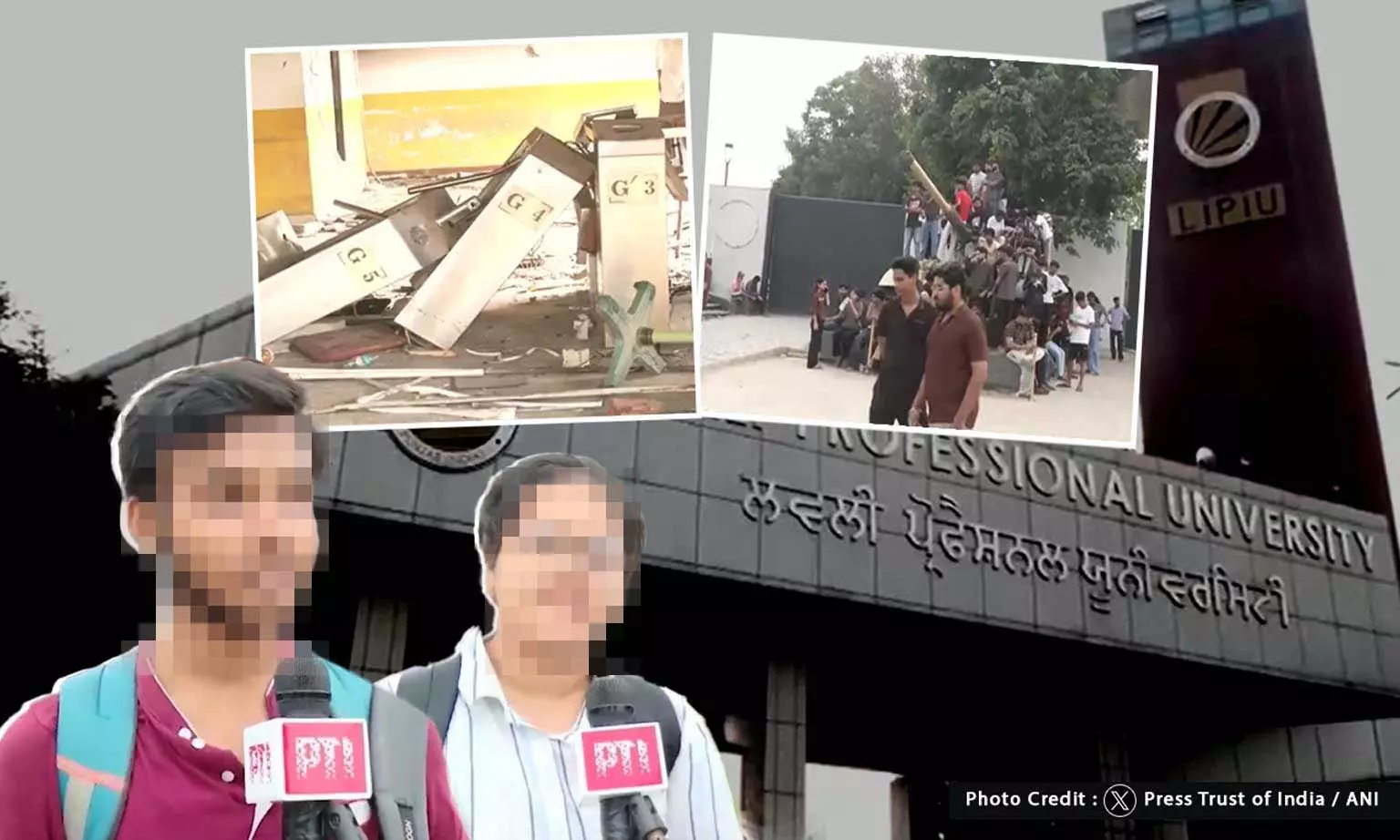 LPU campus after student protests over rape and suicide rumour in Punjab LPU campus after student protests over rape and suicide rumour in Punjab