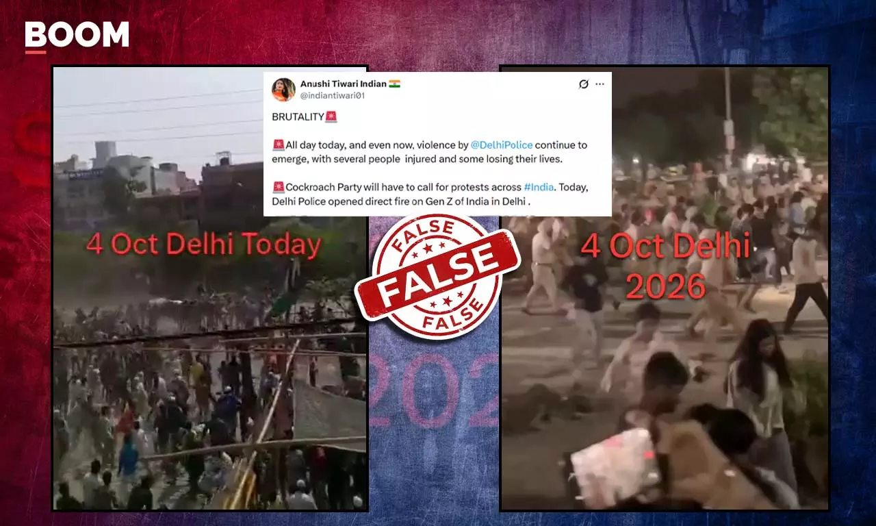 Old unrelated videos falsely linked to Jantar Mantar recent protest.